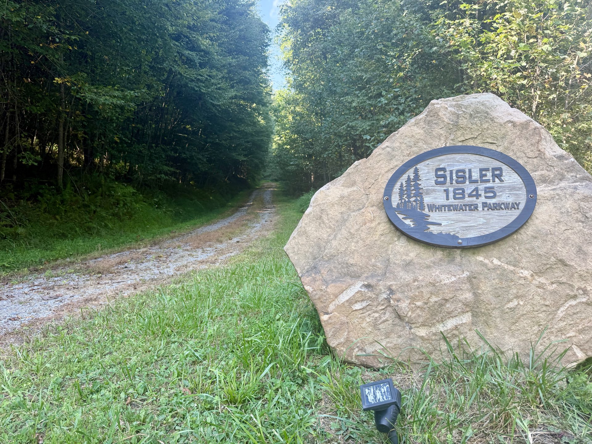Whitewater Preserve entrance — 1845 Sisler property marker